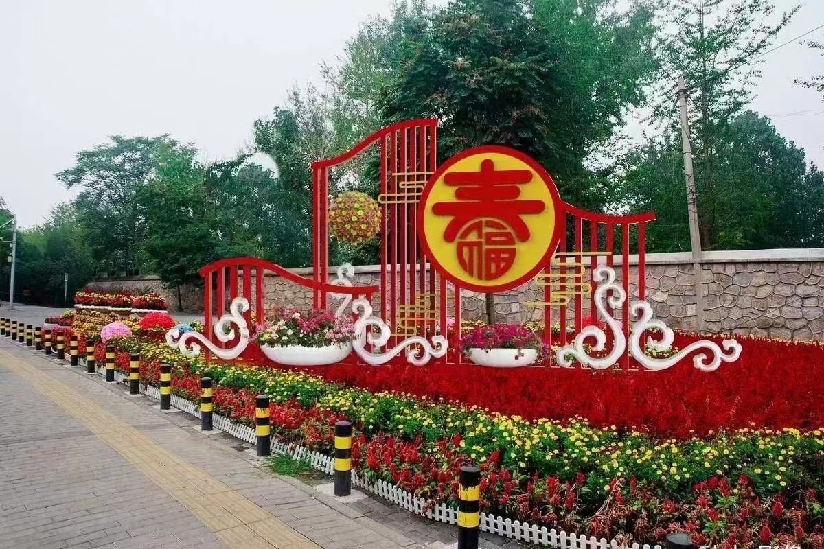 守護綠色未來 常州91黄片鐵藝花架 玻璃鋼花盆發貨