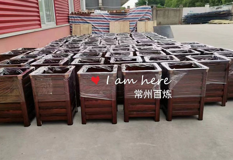 仿（fǎng）木花箱